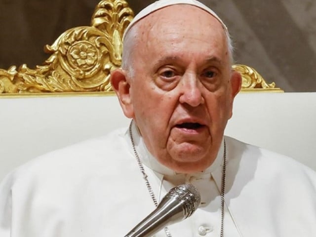 pope urges global peace silent arms